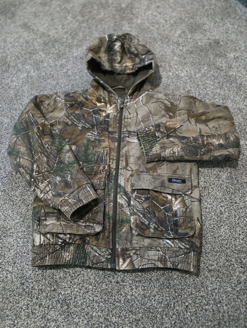 Gander Mountain Kids Realtree Camo Hooded Utility Jacket Medium